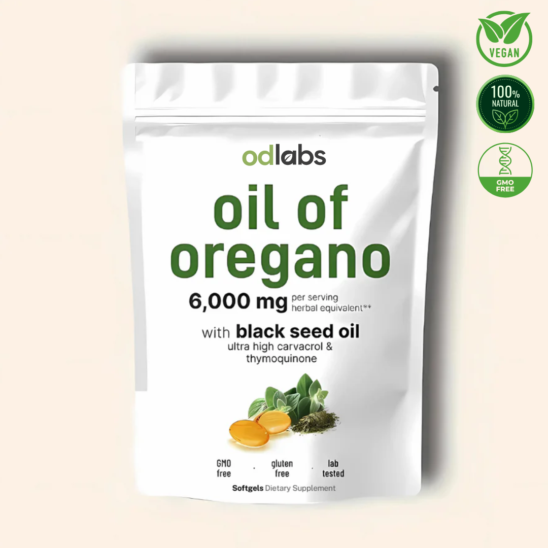 Aceite De Orégano 6000 Mg 60 capsulas 50% De Descuento