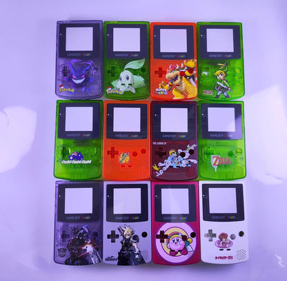 GBC game console shell DIY homemade Pokemon Pikachu Charizard Gengar Squirtle replacement shell