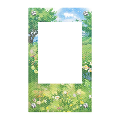 Anime Pokemon Pikachu Eevee Acrylic Extended Painting Stuck Brick Anime Game Collection Card Extended Artwork Display Case Gift