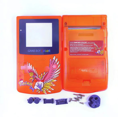 GBC game console shell DIY homemade Pokemon Pikachu Charizard Gengar Squirtle replacement shell