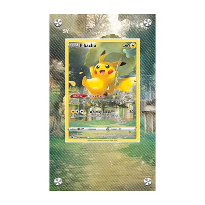 Anime Pokemon Pikachu Eevee Acrylic Extended Painting Stuck Brick Anime Game Collection Card Extended Artwork Display Case Gift