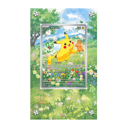 Anime Pokemon Pikachu Eevee Acrylic Extended Painting Stuck Brick Anime Game Collection Card Extended Artwork Display Case Gift