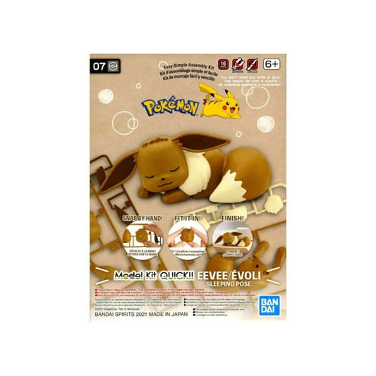 Eevee Sleeping Pose - Pokémon Model Kit